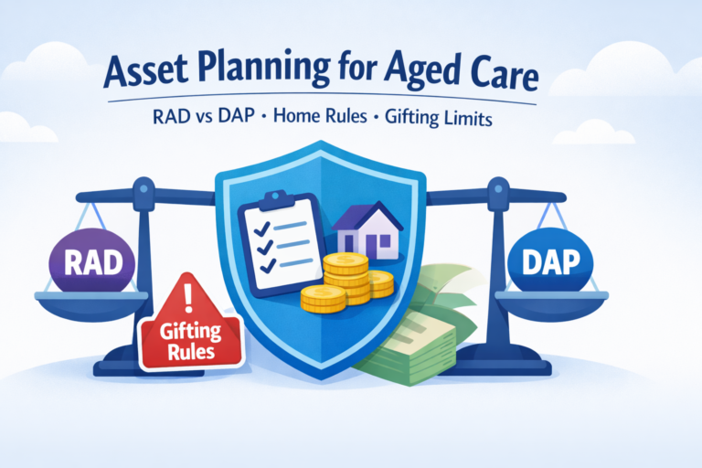 how to reduce assets for aged care