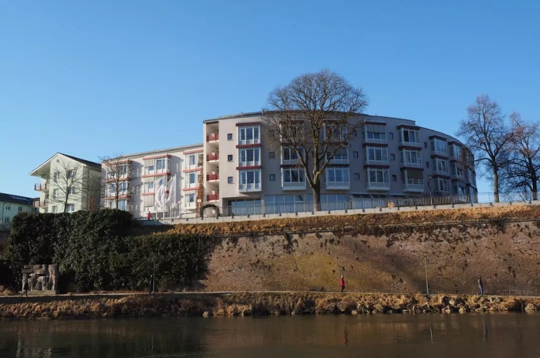 Nursing home and a river.