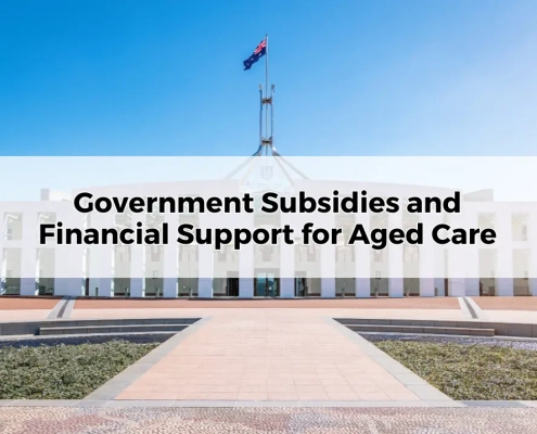 Government Subsidies and Financial Support for Aged Care