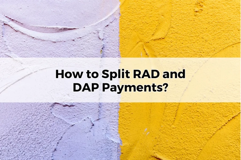 How to Split RAD and DAP Payments