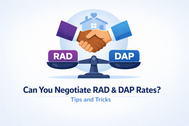 can you negotiate rad and dap rates