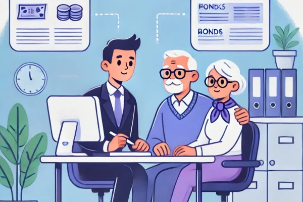 DALL·E-2024-07-17-18.27.43-A-simple-cartoon-style-image-for-the-Financial-Product-Advice-and-Implementation-section.-The-scene-shows-the-same-adviser-from-the-previous-images.webp